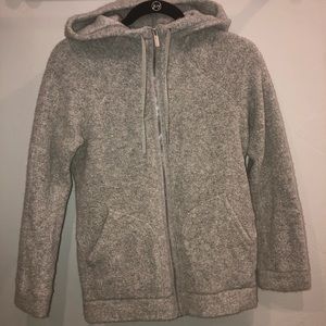 Lululemon grey fleece jacket
